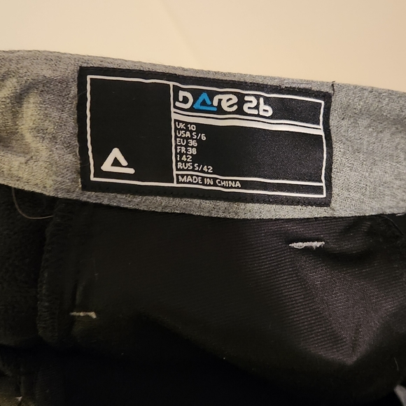 Women's Gray Softshell Snowpants Size 6 - Picture 8 of 8